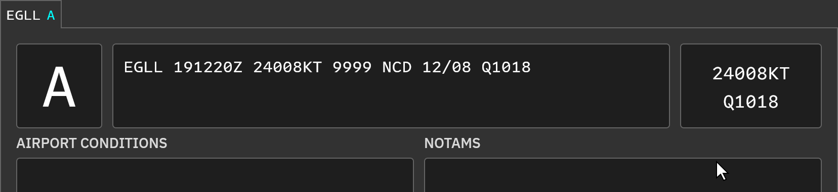 Override METAR