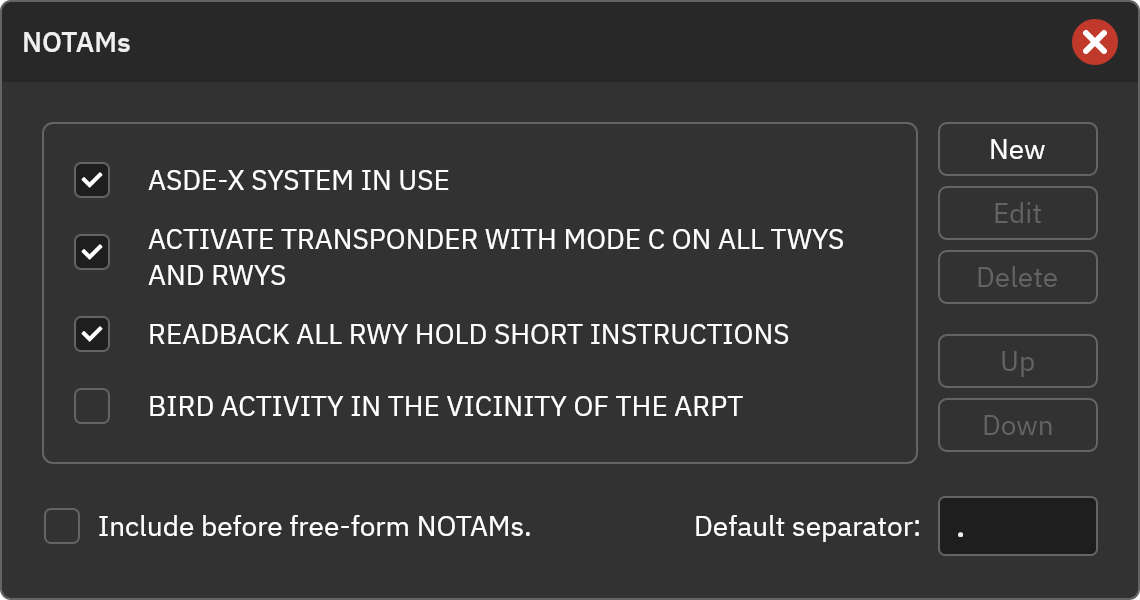 NOTAMs